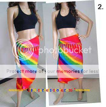 Tassel wraped Sarong Skirt