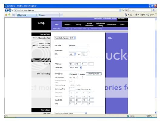 Basic Setup Access Point